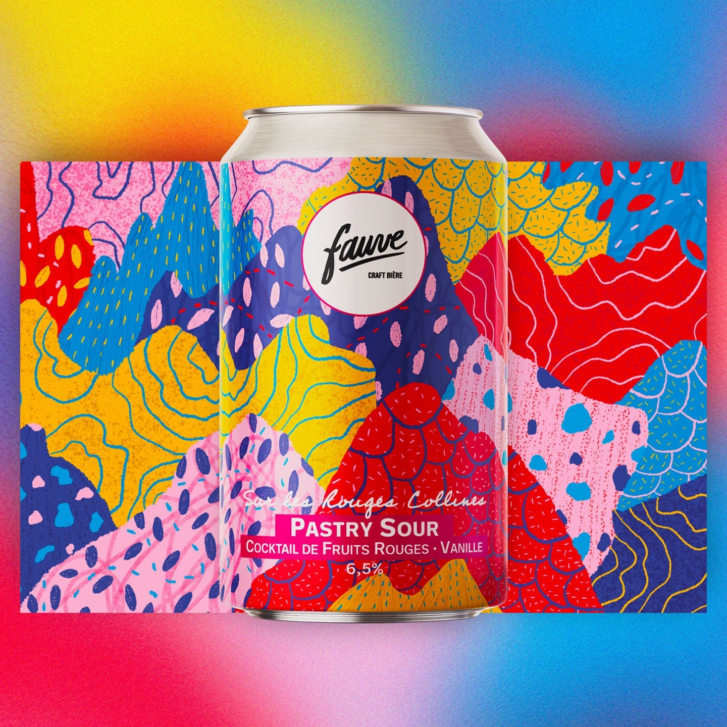 Fauve Sur les Rouges Collines pastry sour øl boks 33 cl bær