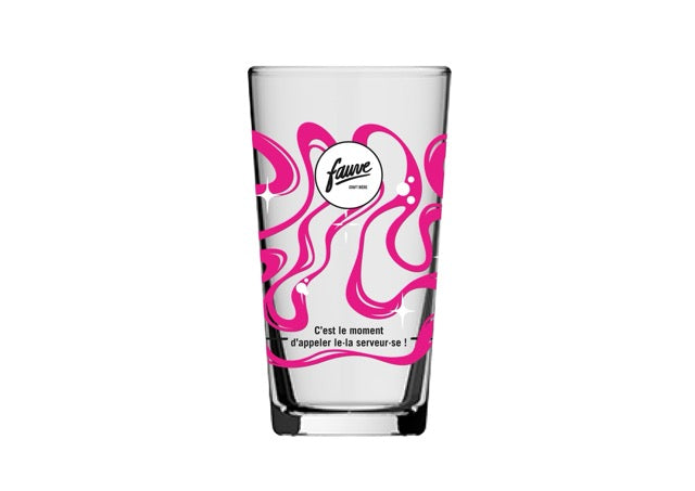 Fauve Demi Conical ølglass 25 cl blå