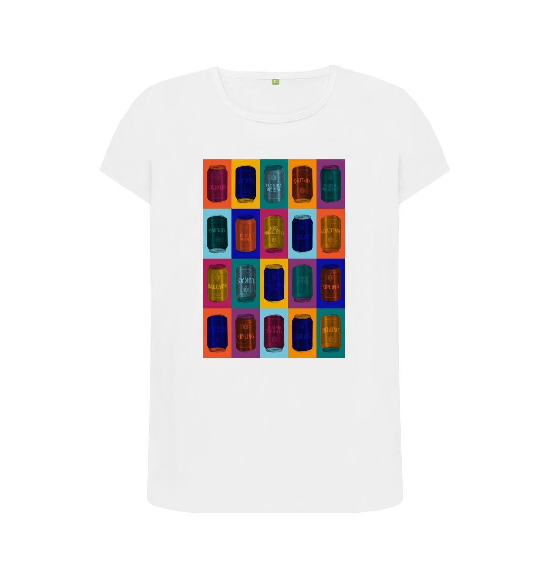 Thornbridge Pop Art t-skjorte dame lilla økologisk