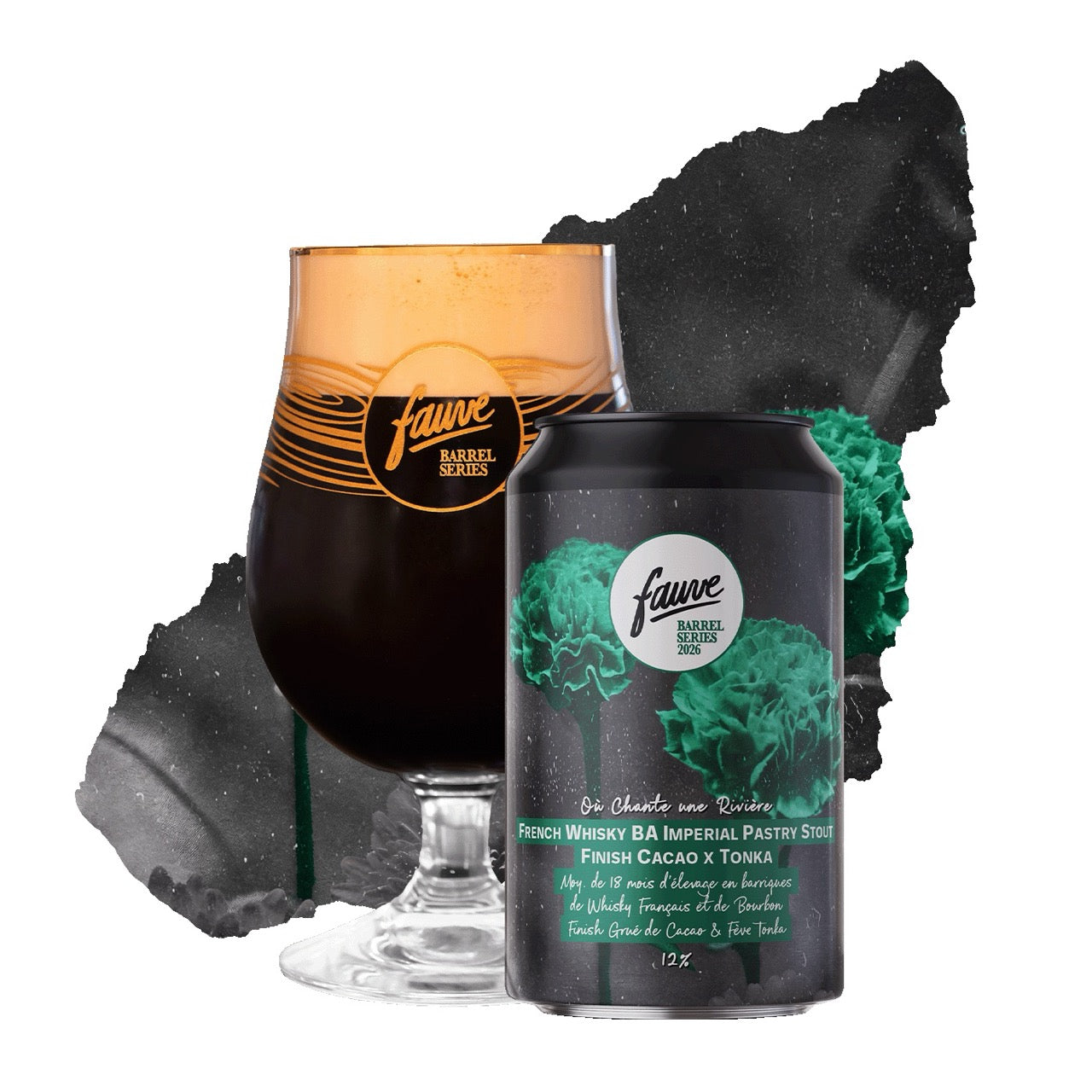 Fauve Où Chante une Rivière stout boks 33cL fat 12%