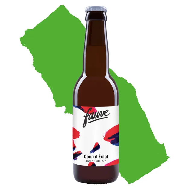 Fauve Coup d'Éclat IPA øl flaske 33cL 6,5% pinje
