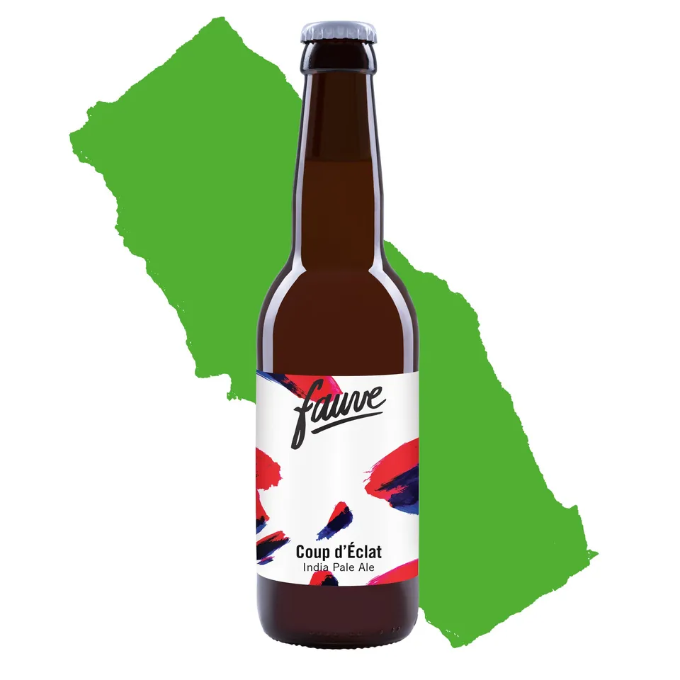 Fauve Coup d'Éclat IPA øl flaske 33cL 6,5% pinje