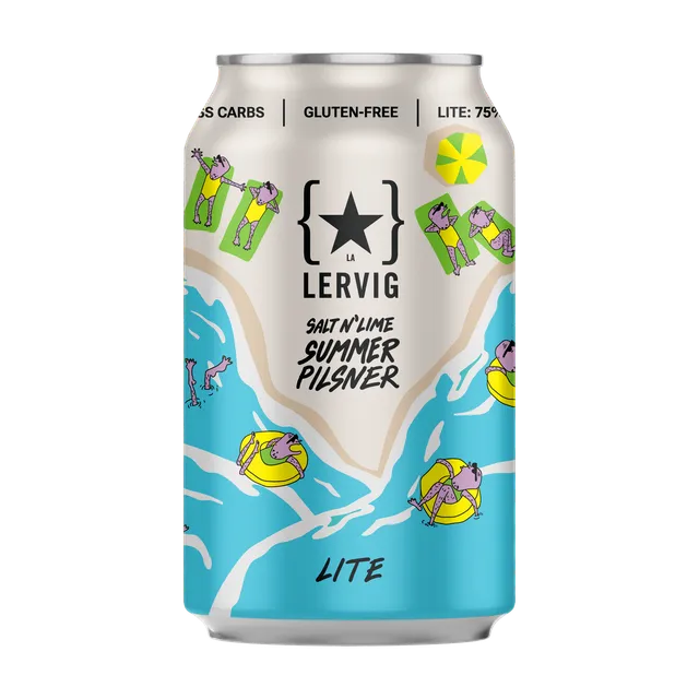 Lervig Salt n Lime Summer Pilsner pils 1 boks lime