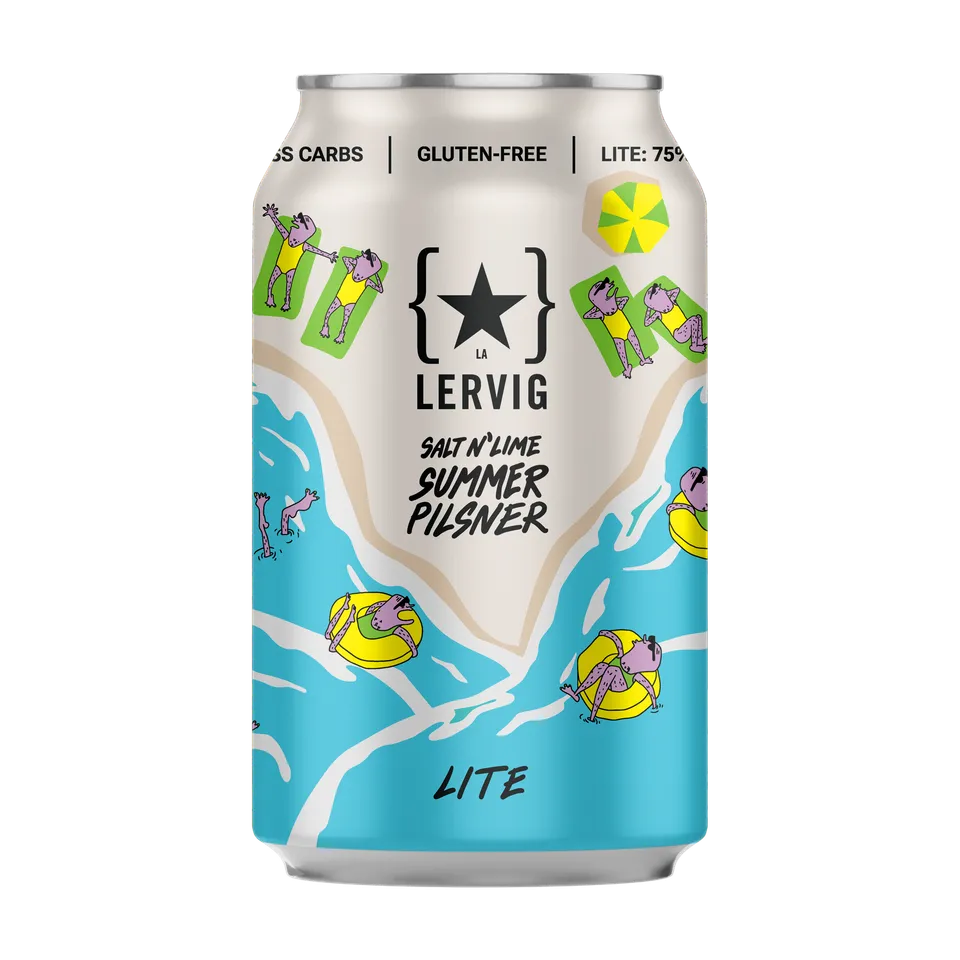 Lervig Salt n Lime Summer Pilsner pils 1 boks lime