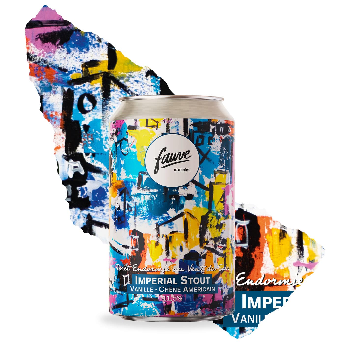 Fauve Forêt Endormie Imperial Stout 33 cl vanilje eik