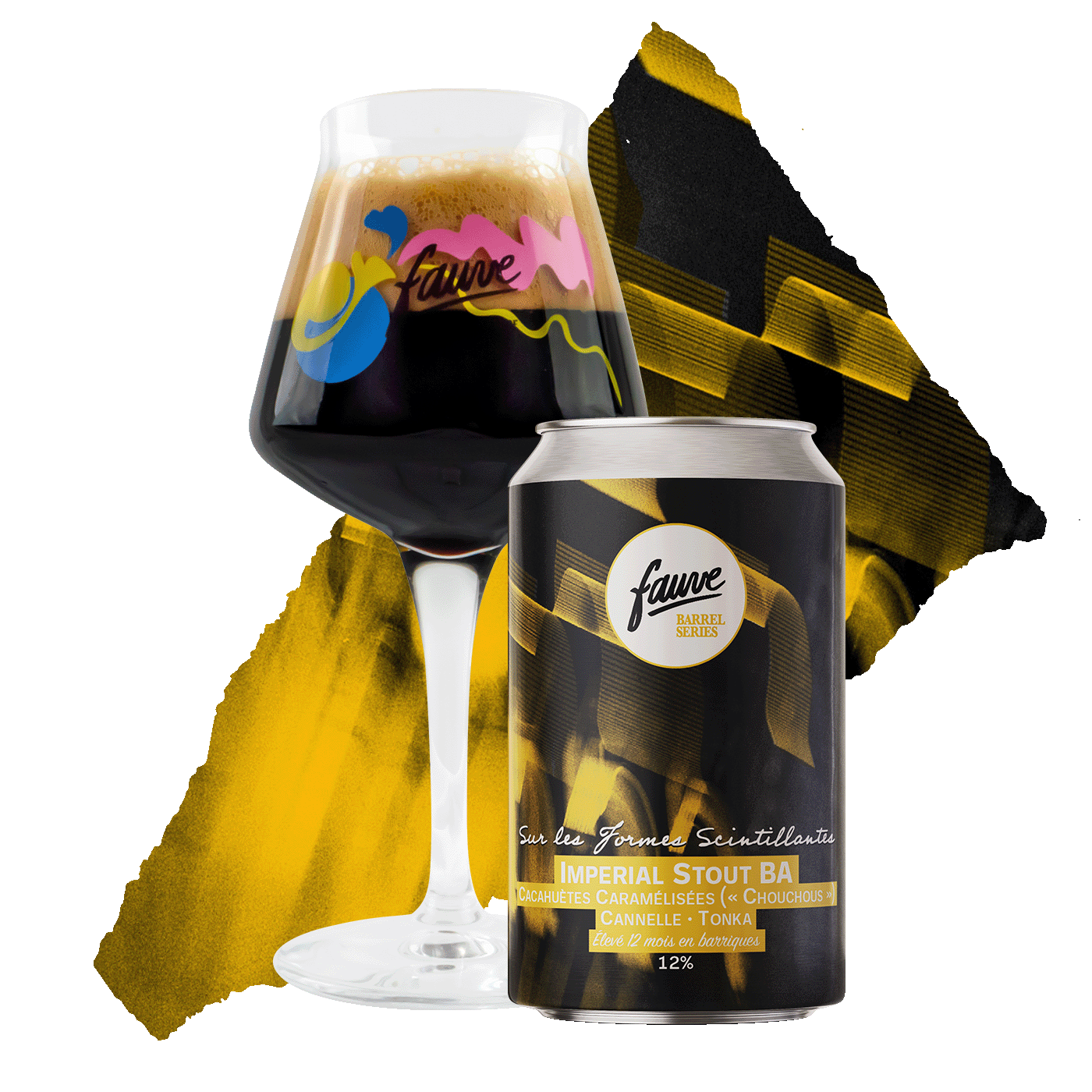Fauve Sur les Formes Scintillantes imperial stout boks 33 cl fatpreget