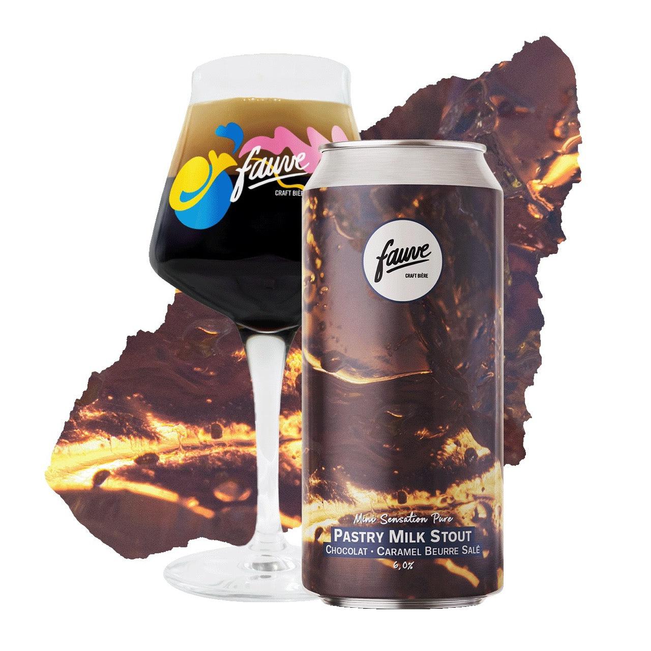 Fauve Mini Sensation Pure stout øl 44cl 6%