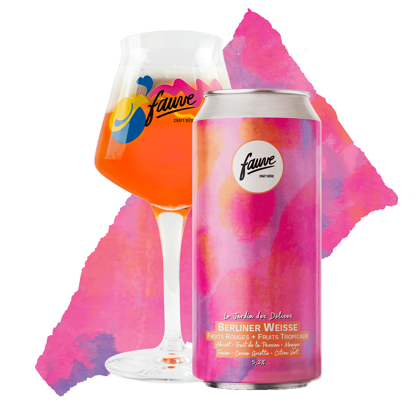 Fauve Jardin des Délices berliner weisse øl 44 cl 5,3 %