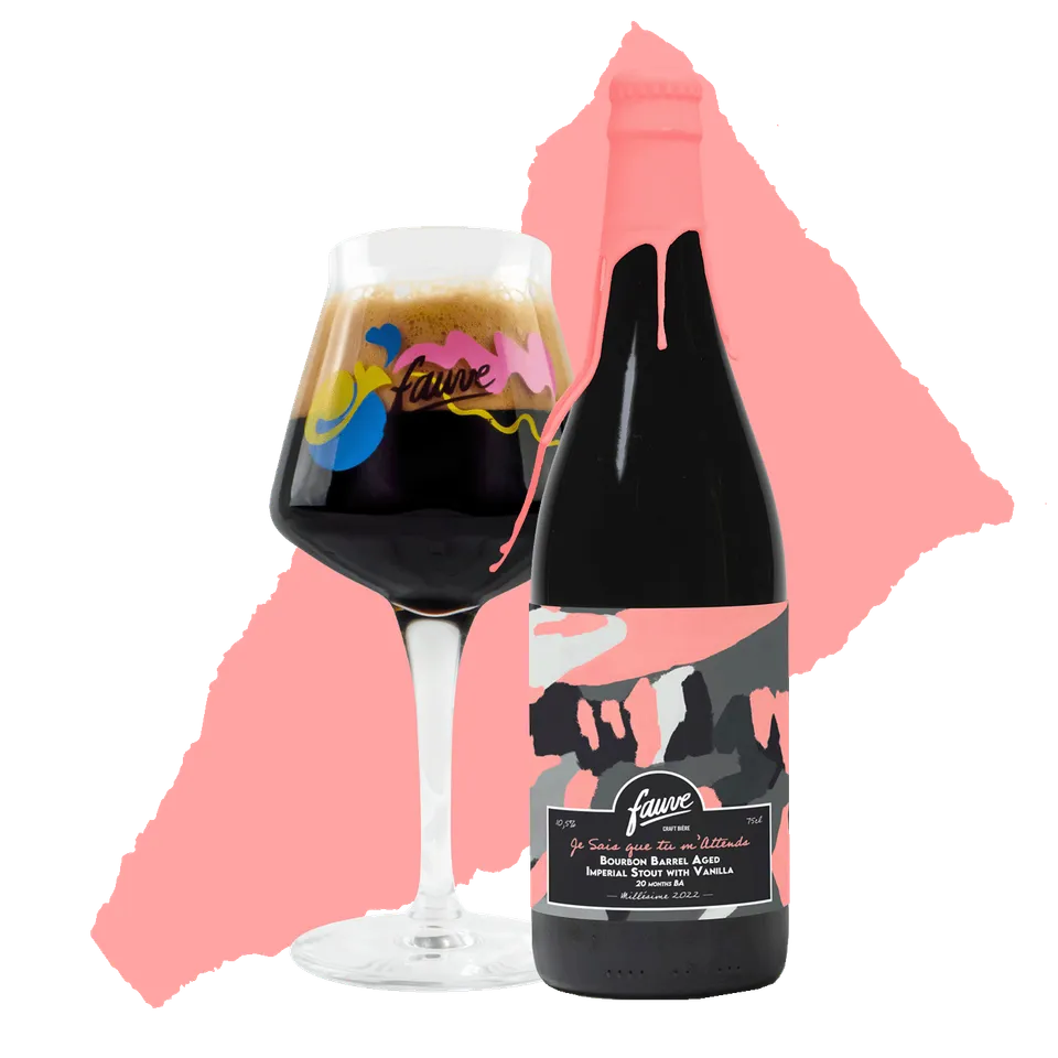 Fauve Je Sais que tu m'Attends stout flaske 37,5cL vanilje