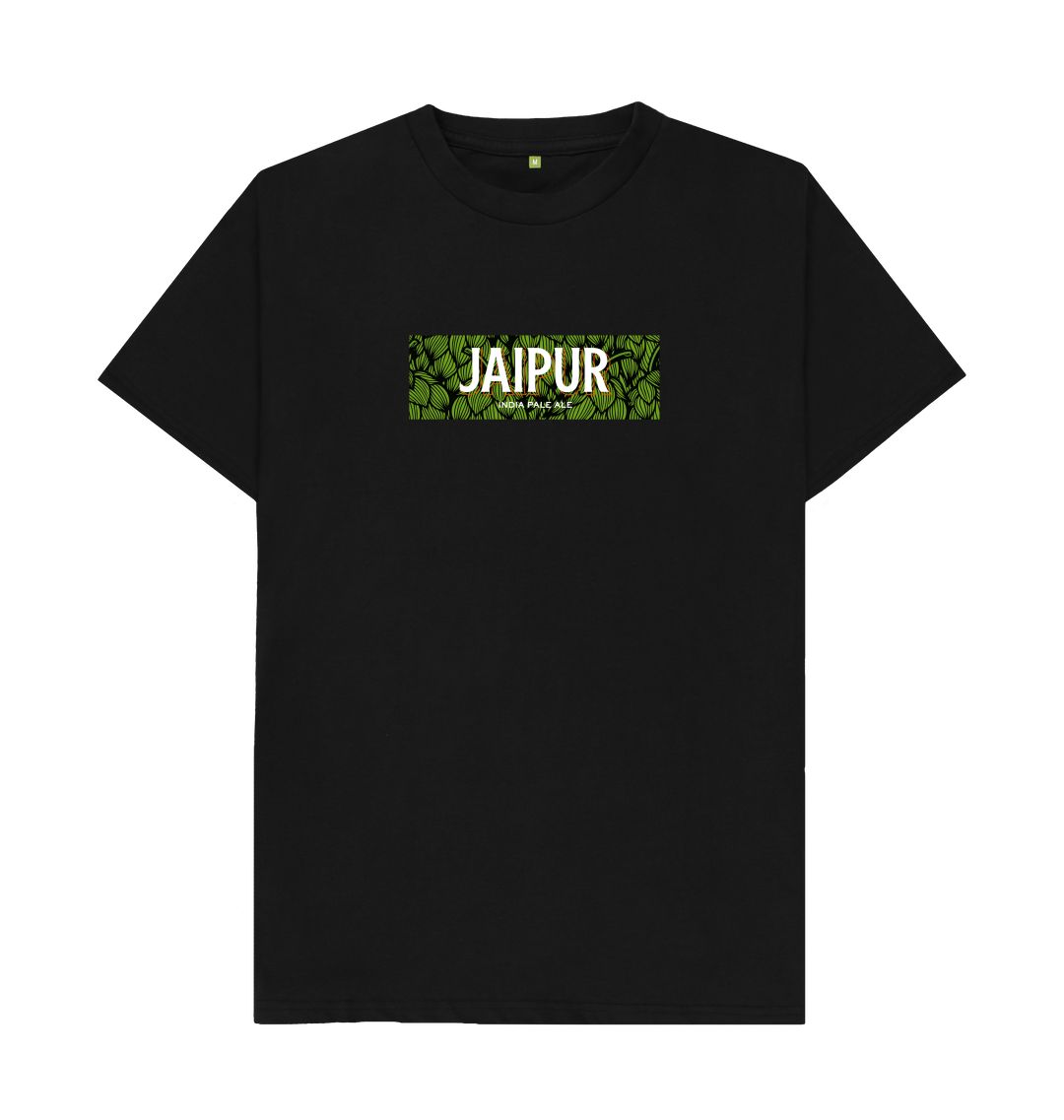 Thornbridge Jaipur boxed logo t-skjorte økologisk hvit