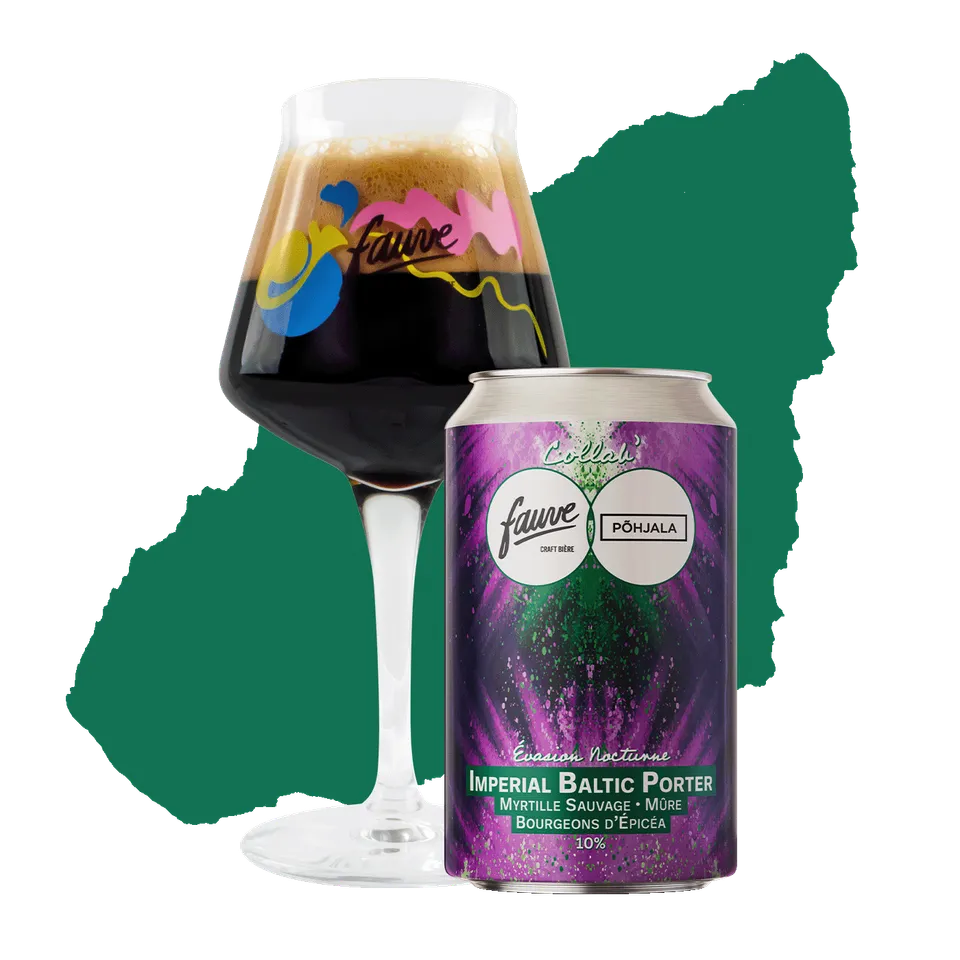 Fauve Évasion Nocturne porter øl boks 33 cl bær