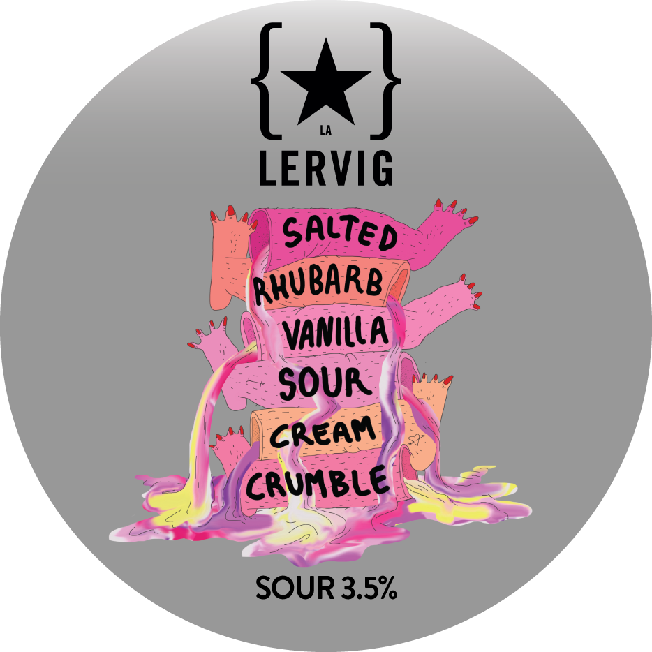 Lervig Salted Rhubarb Vanilla Sour boks surøl frisk