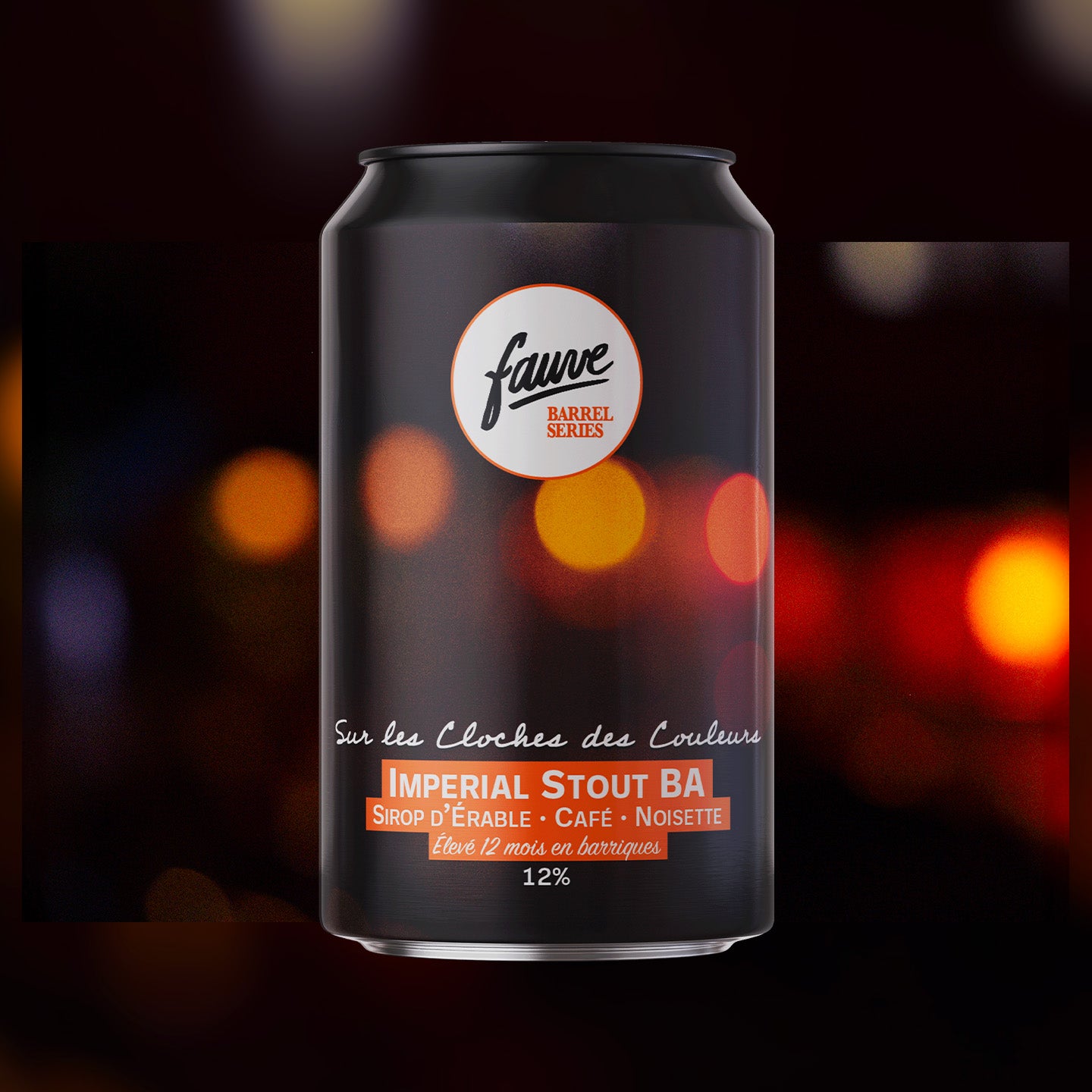 Fauve Sur les Cloches des Couleurs imperial stout øl boks 33 cl fatpreget