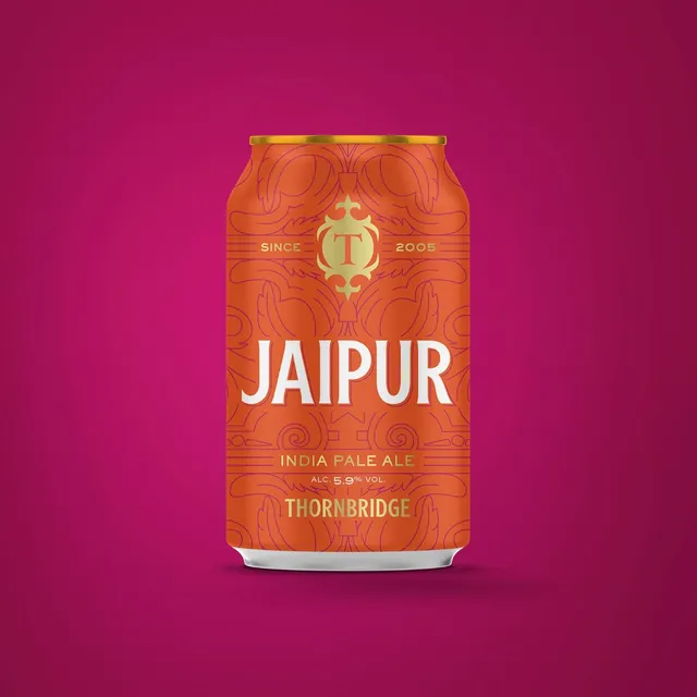 Thornbridge Jaipur IPA øl boks 330ml 5,9% grapefrukt
