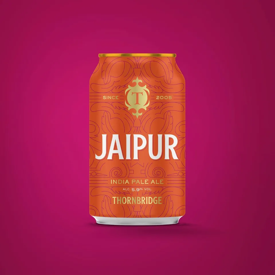 Thornbridge Jaipur IPA øl boks 330ml 5,9% grapefrukt