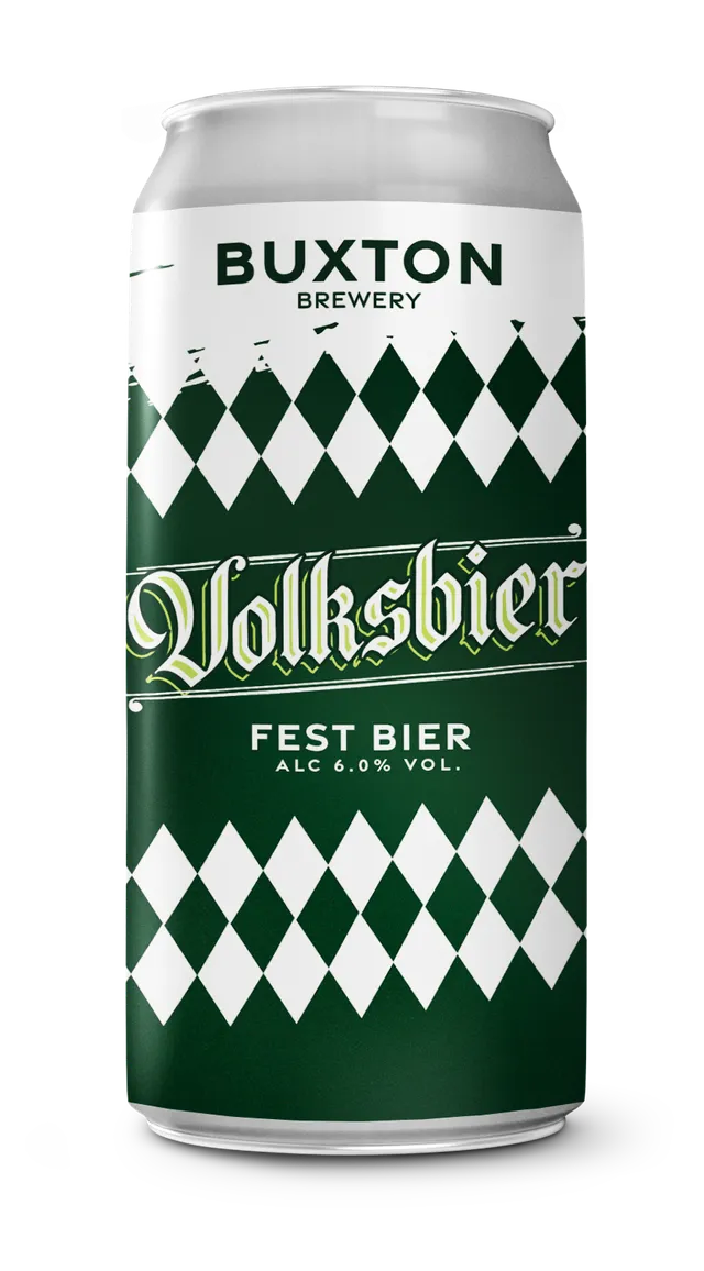 Buxton Volksbier festøl boks oktoberfest