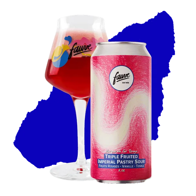 Fauve Marqué au Fer Rouge sour øl boks 44cL bær 8%