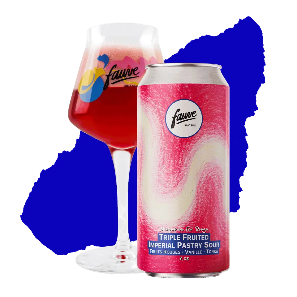 Fauve Marqué au Fer Rouge sour øl boks 44cL bær 8%