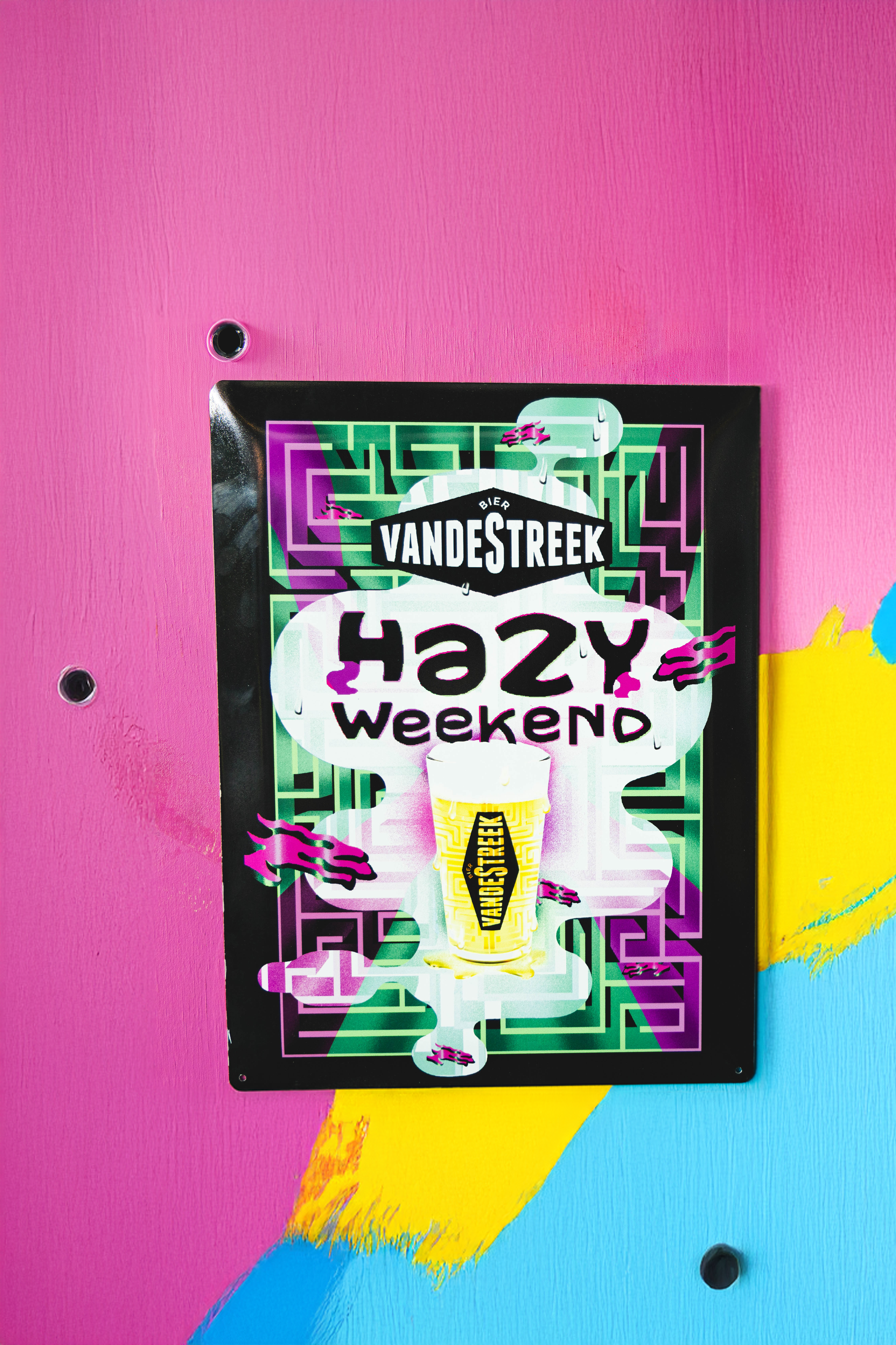 Vanderstreek Hazy Weekend skilt metall 40x30