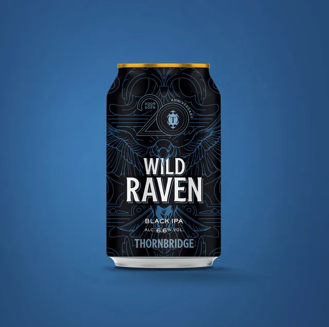 Thornbridge Wild Raven Black IPA øl boks 330ml 6,6%