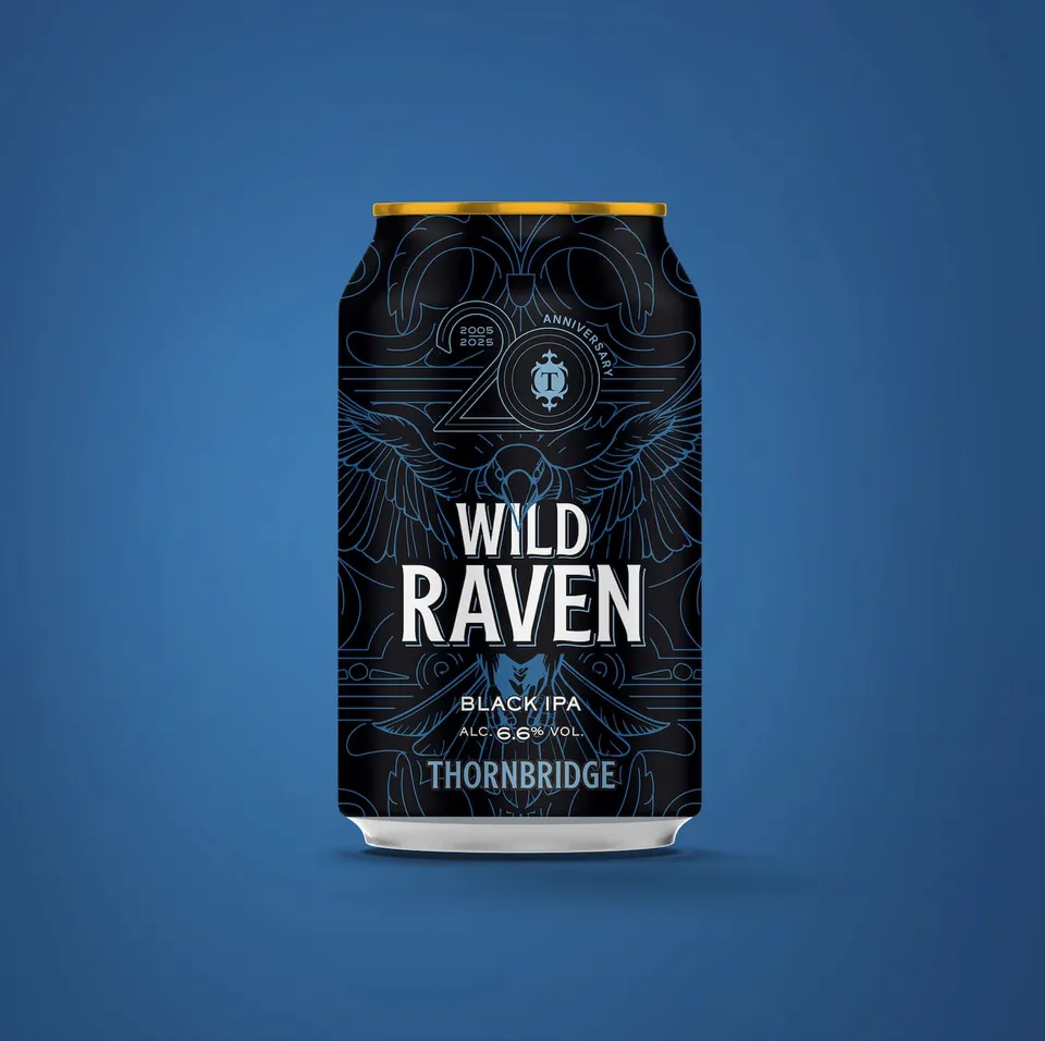 Thornbridge Wild Raven Black IPA øl boks 330ml 6,6%