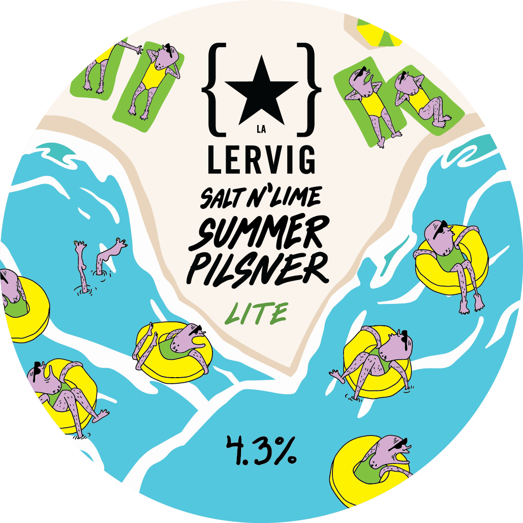 Lervig Salt n Lime Summer Pilsner pils 1 boks lime