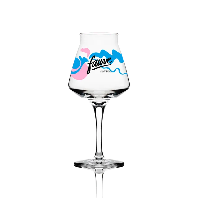 Fauve Teku ølglass på stett 25cl craft