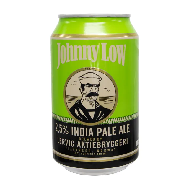 Lervig Johnny Low pils øl boks 330 ml alkoholfri