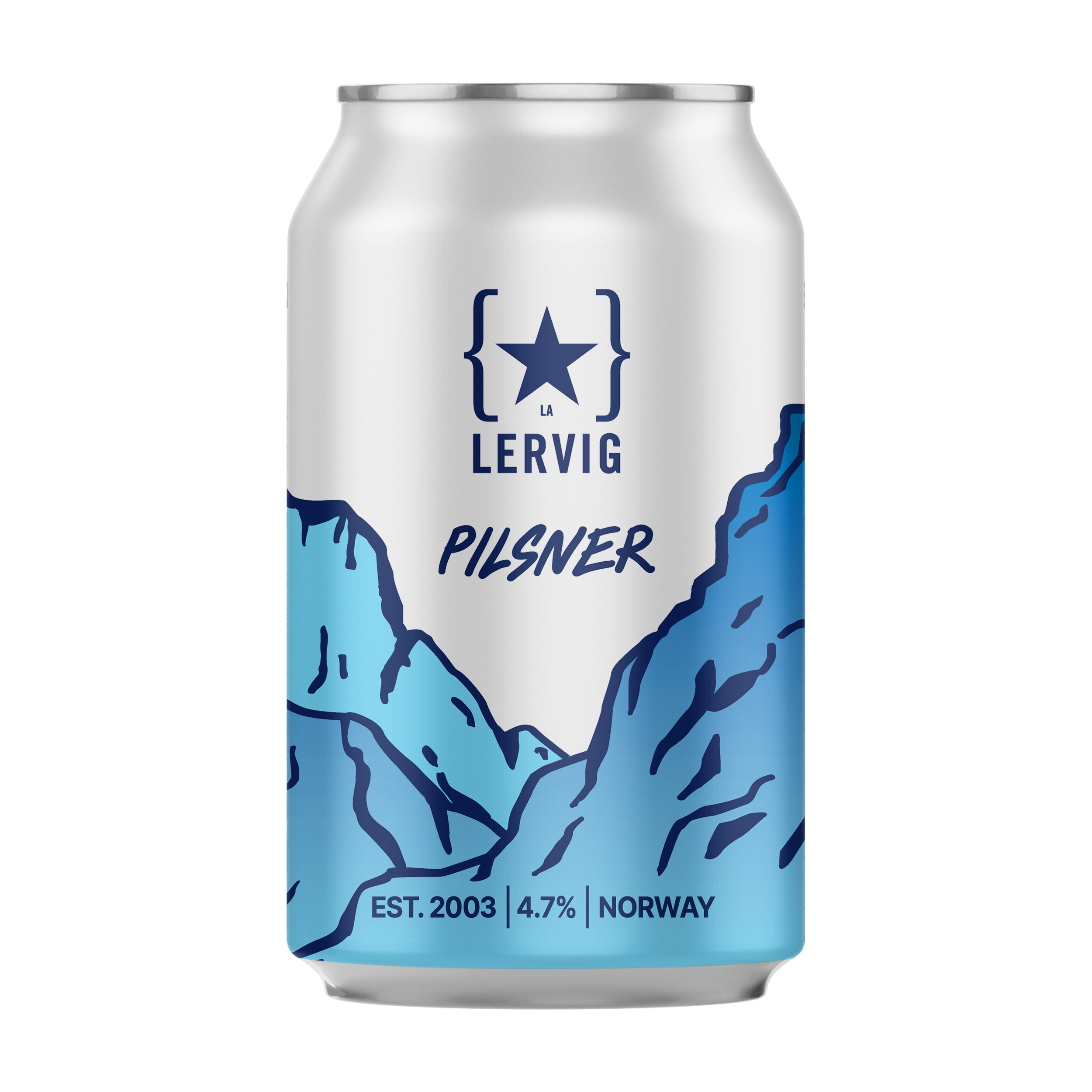 Lervig Pilsner pils øl boks 33cl klassisk