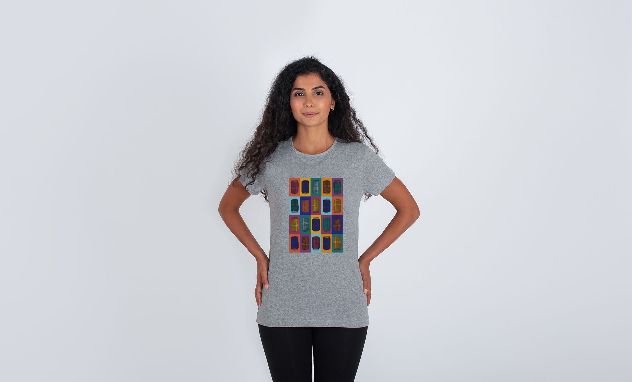 Thornbridge Pop Art t-skjorte dame lilla økologisk