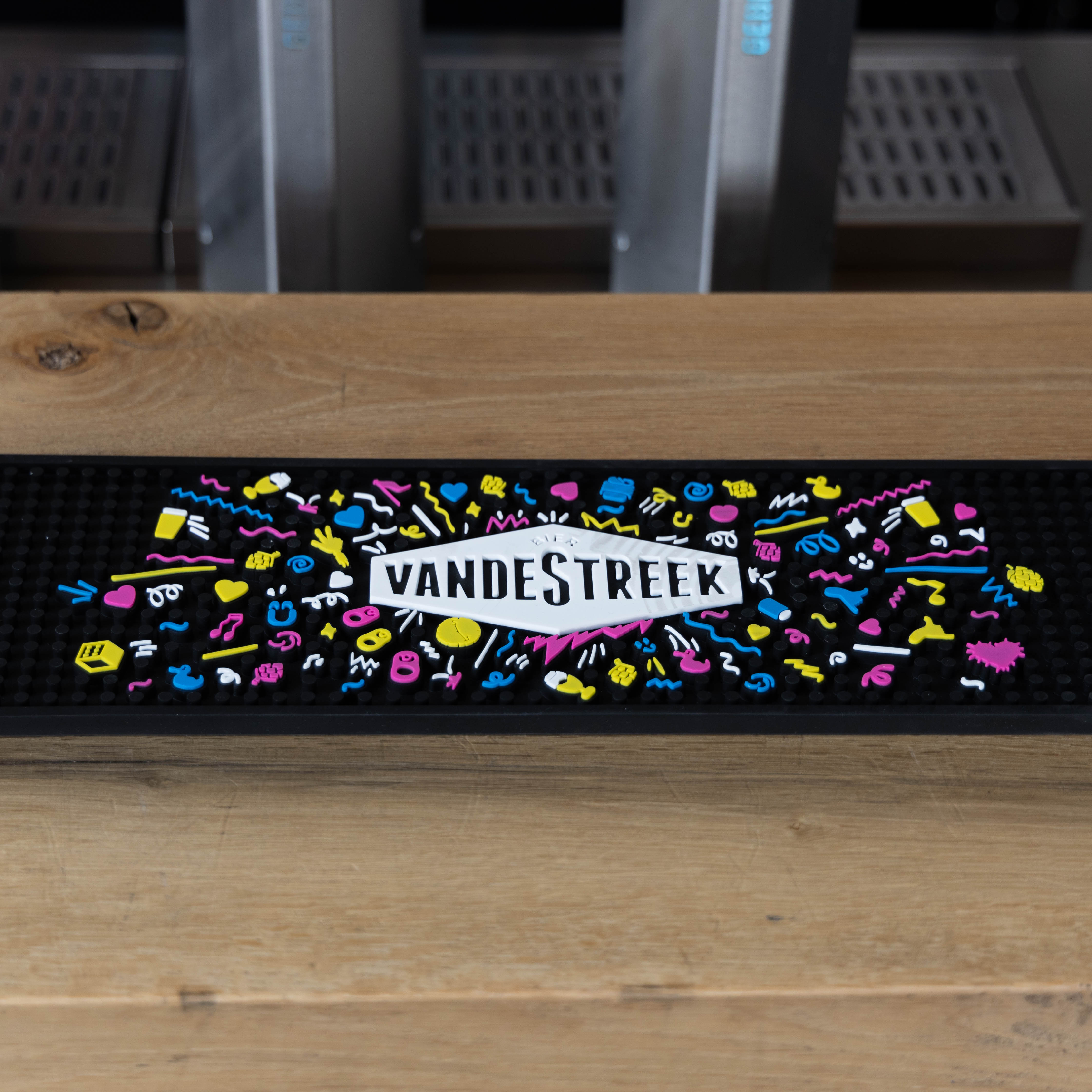 Vanderstreek Barmat barmatte 55x15 cm svart