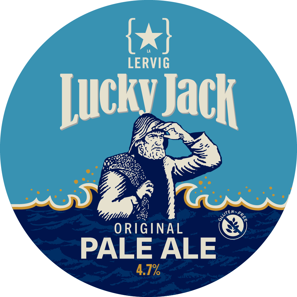 Lervig Lucky Jack pale ale øl 33 cl boks sitrus