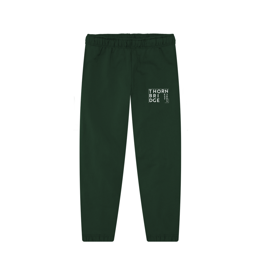 Thornbridge Est 2005 joggebukse svart økologisk bomull