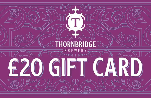 Thornbridge gavekort 20 pund digitalt