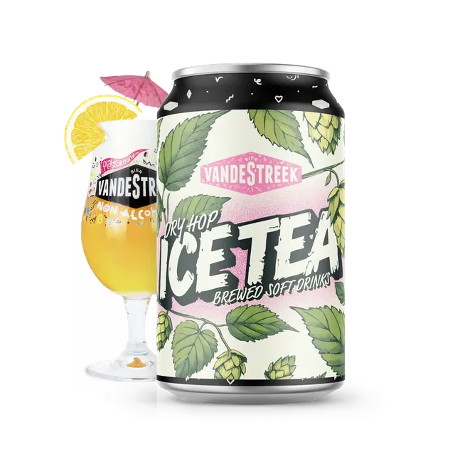 Vanderstreek Dry Hop Ice Tea boks 33cl grønn