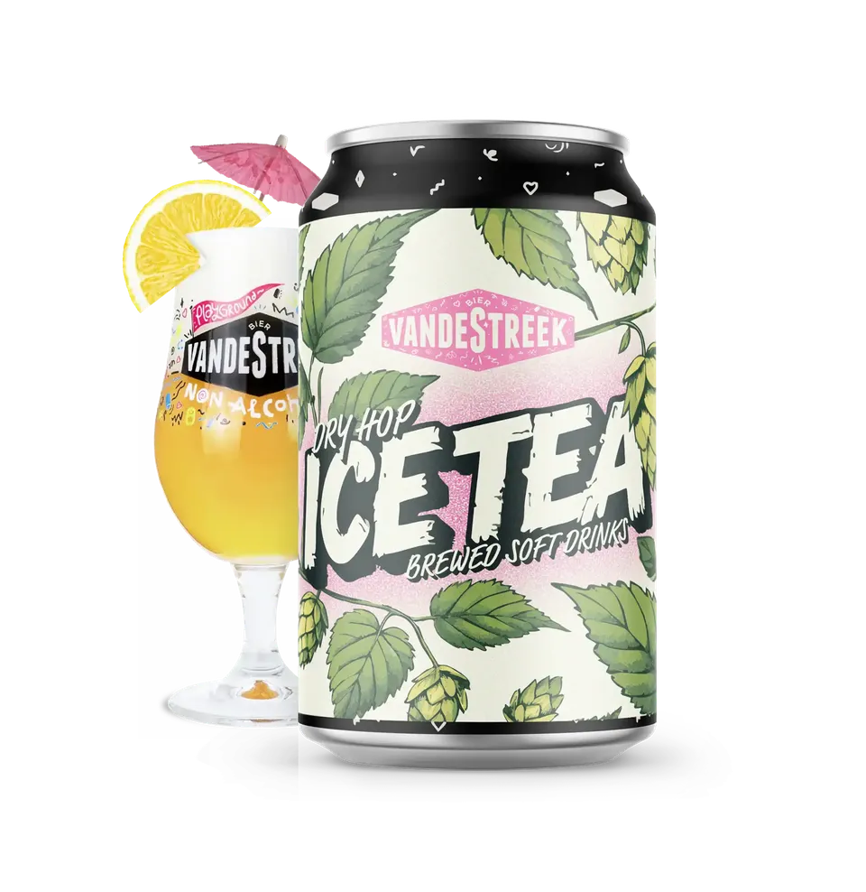 Vanderstreek Dry Hop Ice Tea boks 33cl grønn