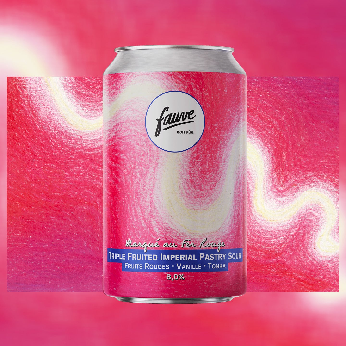 Fauve Marqué au Fer Rouge sour 33 cl boks 8 prosent