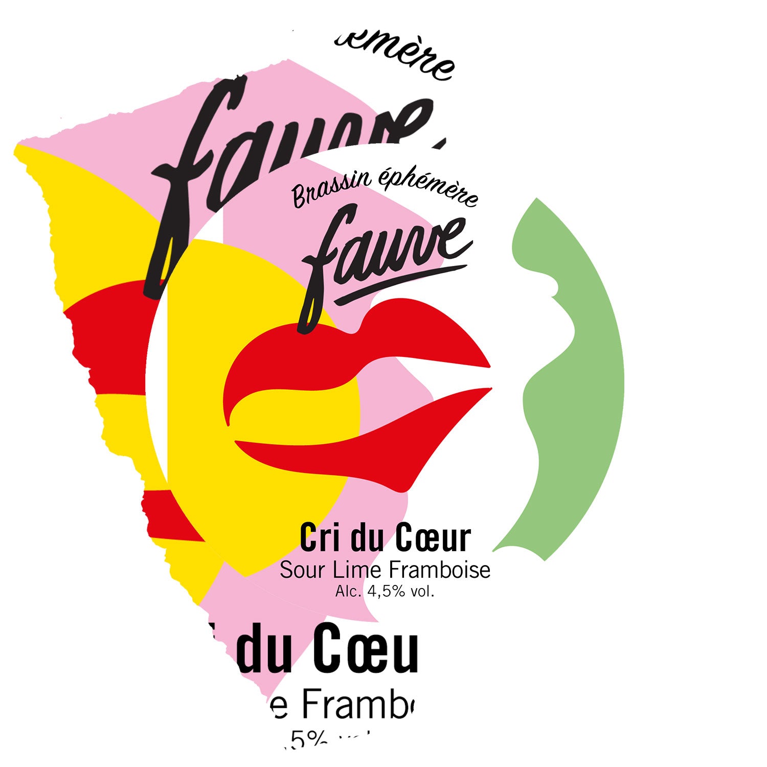 Fauve Cri du Cœur sour lime bringebær 4,5%