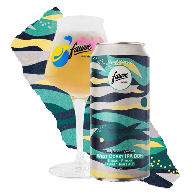 Fauve Souffle des Souches west coast IPA boks 44 cl tørr