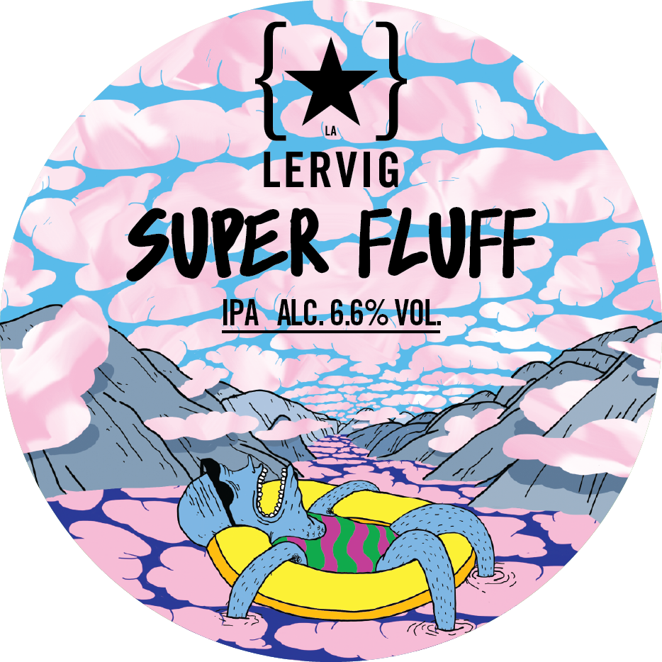 Lervig Super Fluff NEIPA øl boks 33cl myk