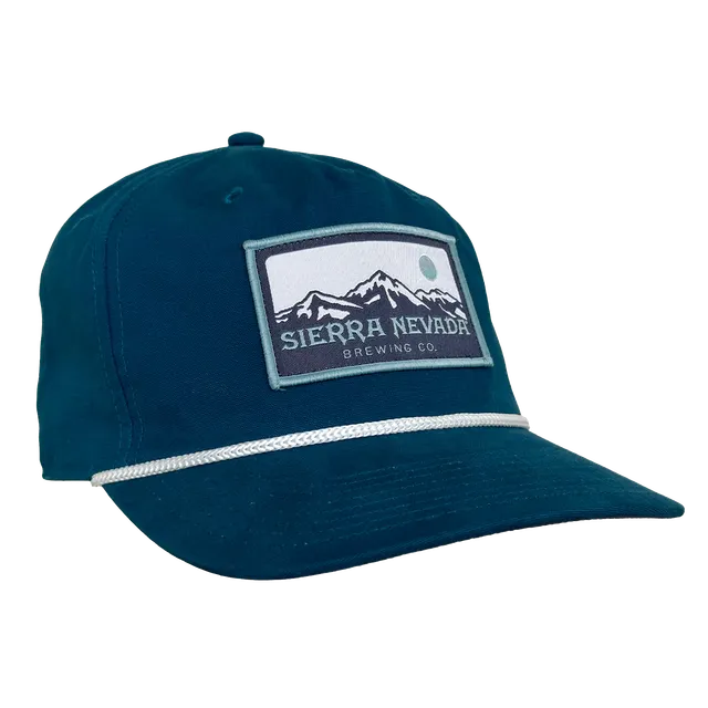 Sierra Nevada Monochrome Mountain Range golfer caps retro