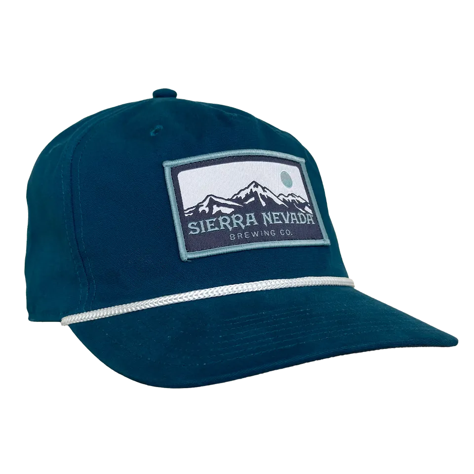 Sierra Nevada Monochrome Mountain Range golfer caps retro