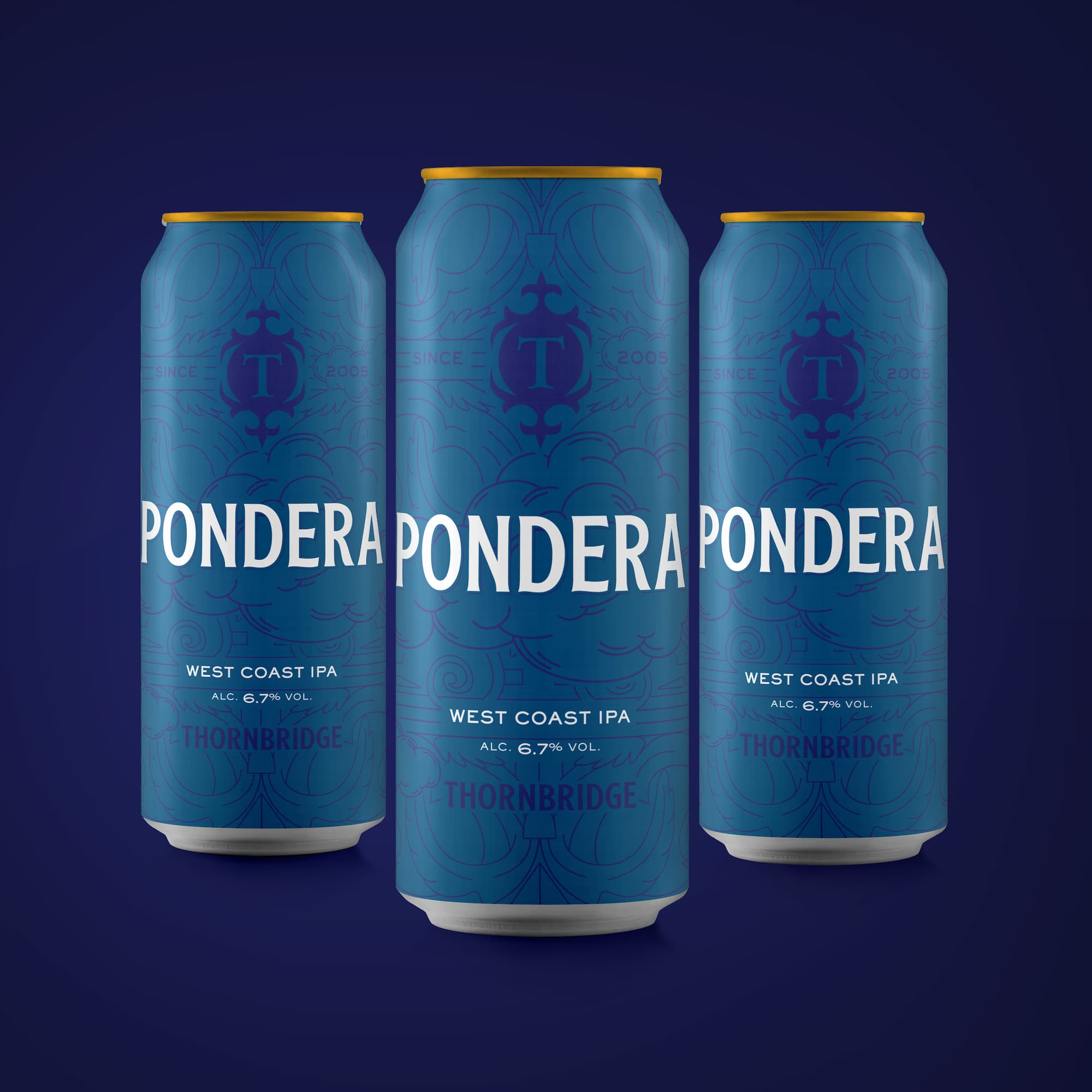 Thornbridge Pondera West Coast IPA øl 440ml mango