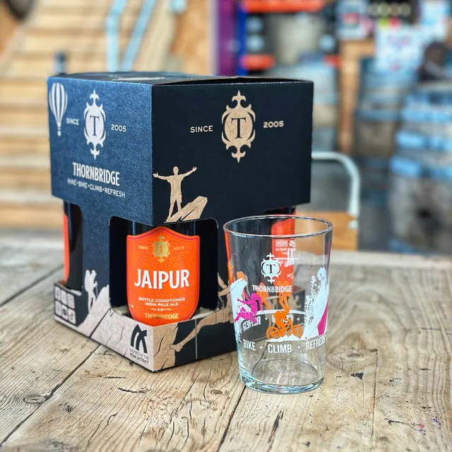 Thornbridge Jaipur Gift Pack ølgave 4 flasker sitruspreget
