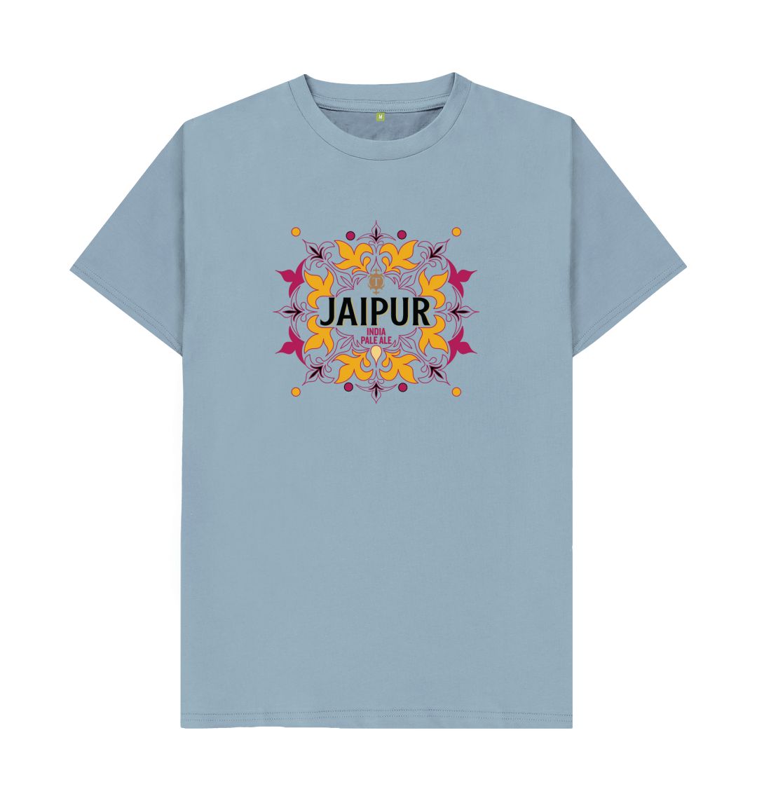 Thornbridge Jaipur Birthday t-skjorte hvit økologisk bomull