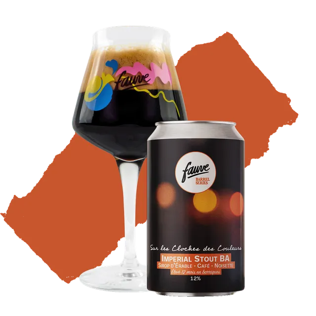 Fauve Sur les Cloches des Couleurs imperial stout øl boks 33 cl fatpreget