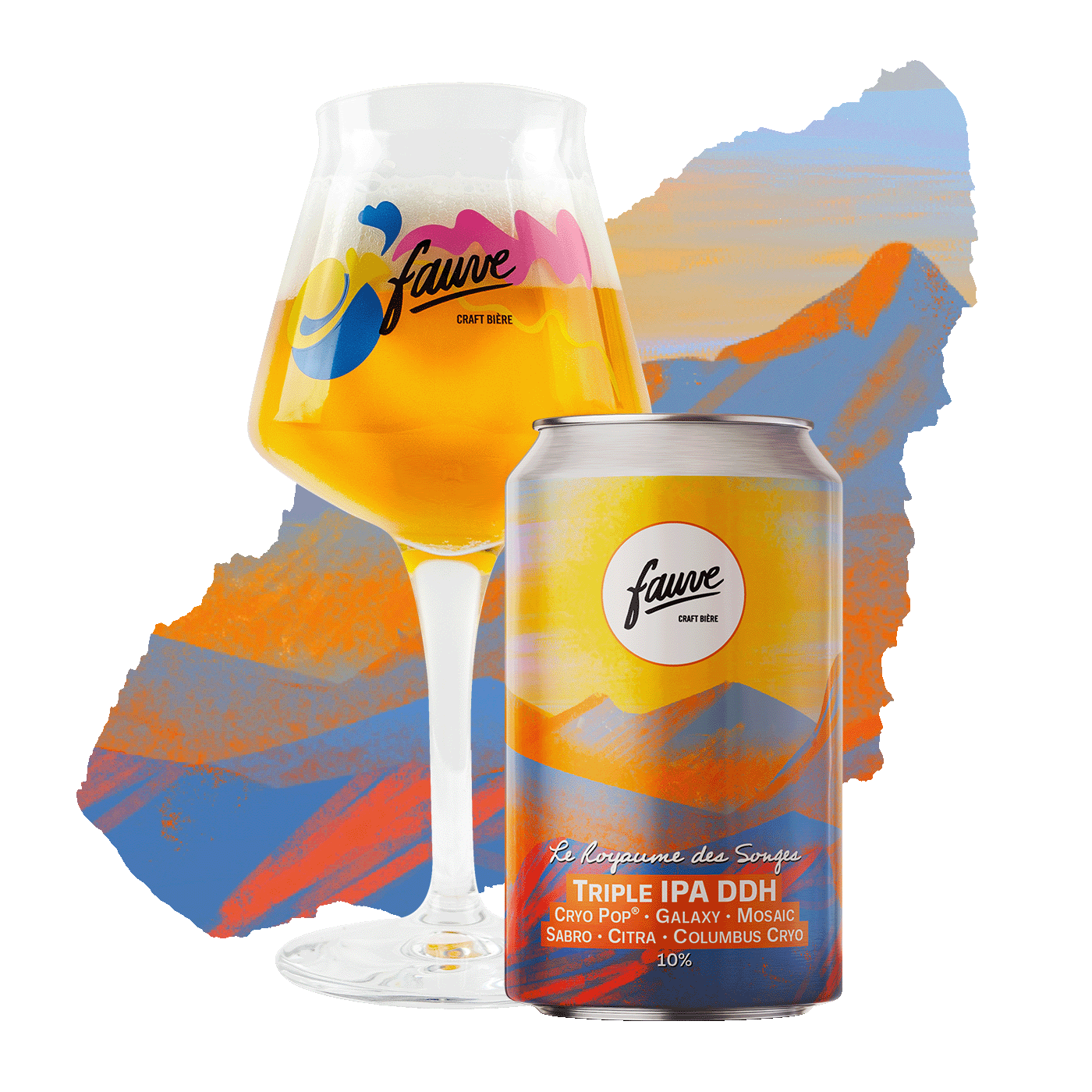 Fauve Le Royaume des Songes Triple IPA øl boks 33cL 10%