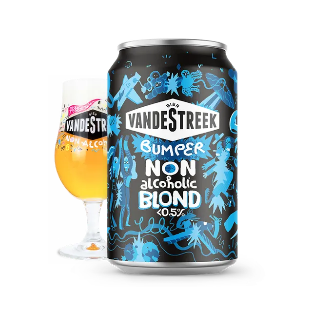 Vanderstreek Bumper alkoholfri øl 1x33cl blond