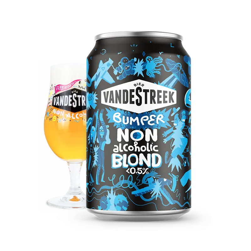 Vanderstreek Bumper alkoholfri øl 1x33cl blond