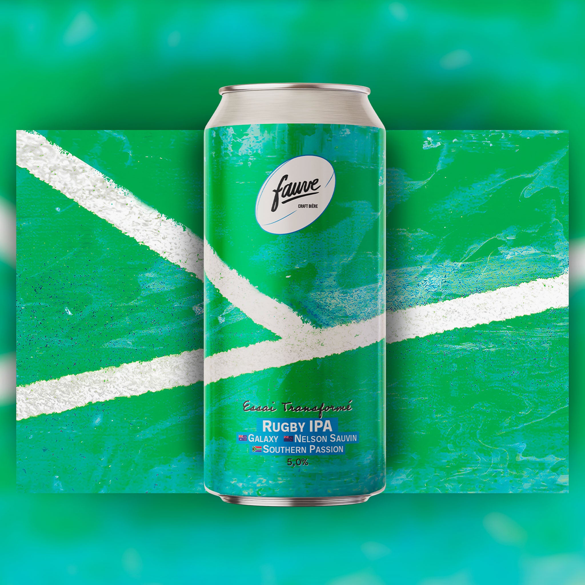 Fauve Essai Transformé rugby IPA øl boks 44cL frisk